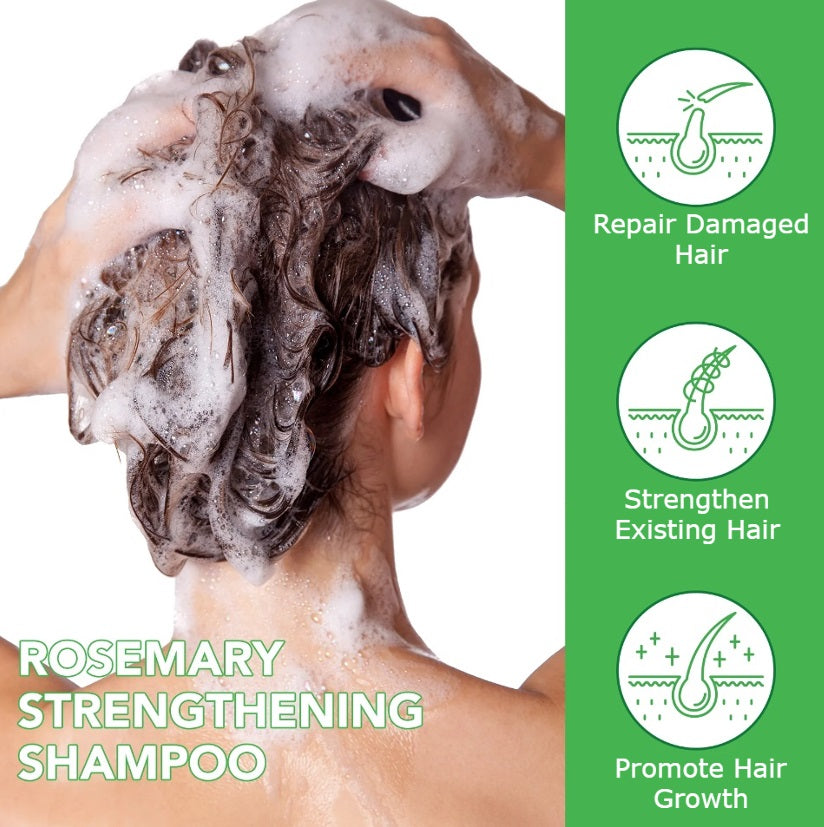 Aliver Rosemary Shampoo with Infused Biotin and Castor oil Hair Growth Treatment