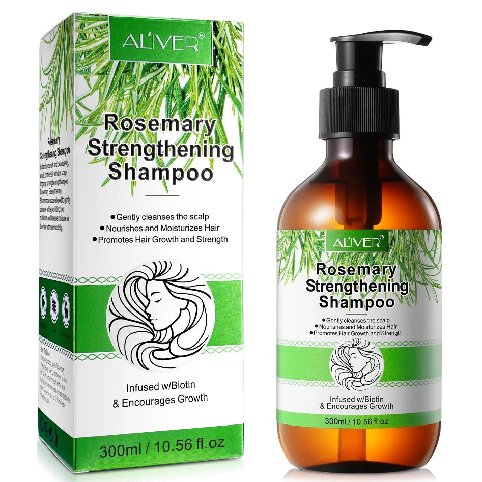 Aliver Rosemary Shampoo with Infused Biotin and Castor oil Hair Growth Treatment