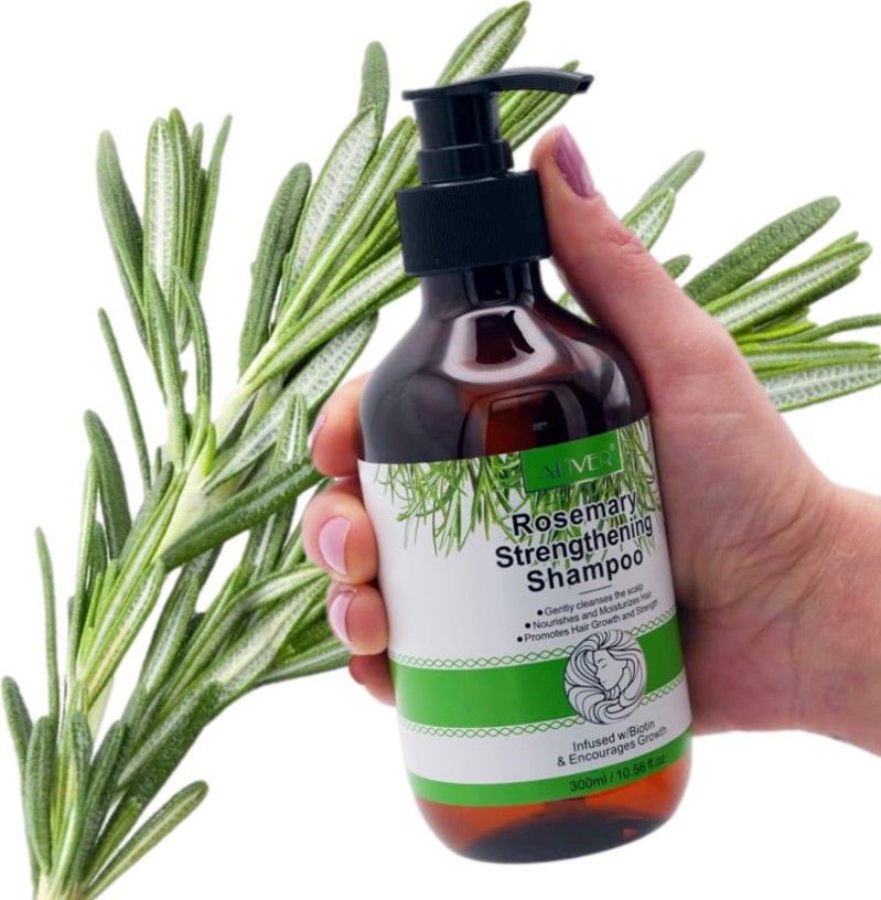 Aliver Rosemary Shampoo with Infused Biotin and Castor oil Hair Growth Treatment