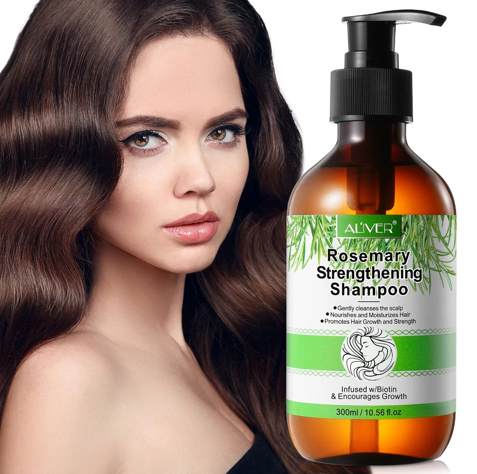 Aliver Rosemary Shampoo with Infused Biotin and Castor oil Hair Growth Treatment