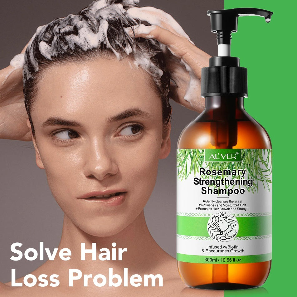 Aliver Rosemary Shampoo with Infused Biotin and Castor oil Hair Growth Treatment