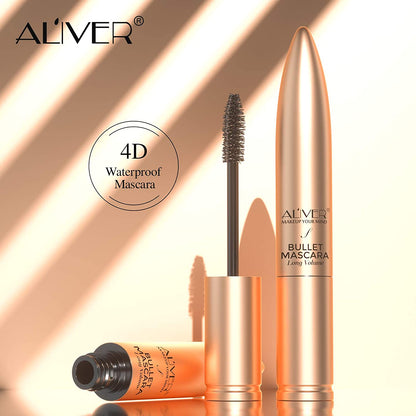 Aliver Bullet Mascara Black, Voluminous Makeup False Lash Effect Mascara