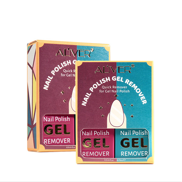 Aliver Magic Nail Polish Remover Gel - 2pcs Set