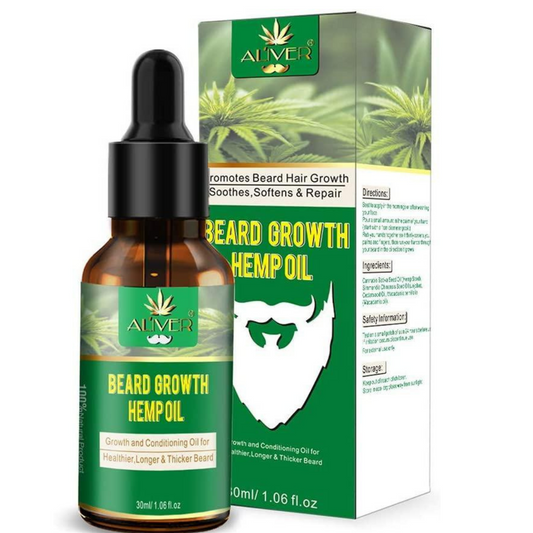 Aliver Natural Beard Hemp Oil with Infused Jojoba Oil