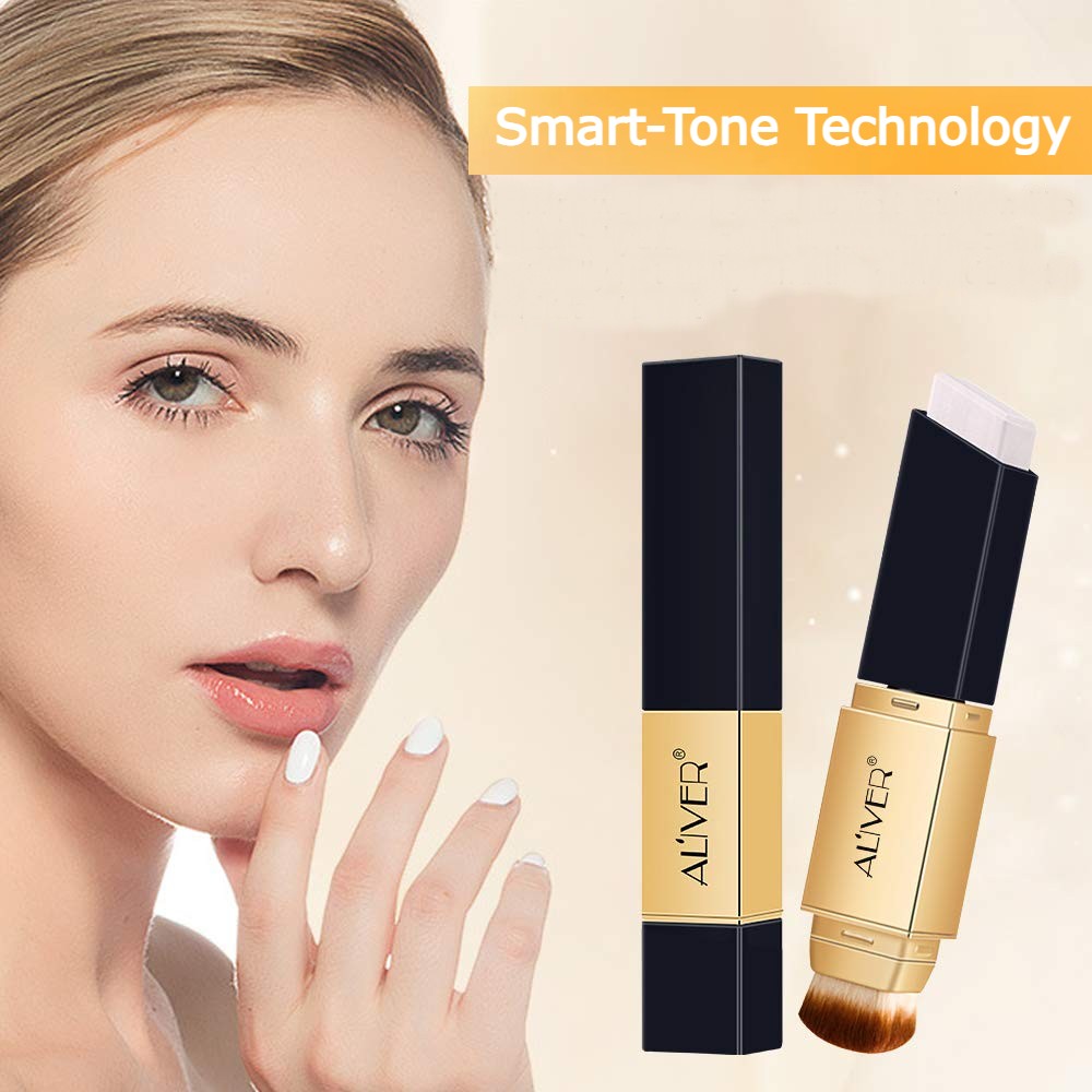 Aliver 2 in 1 Colour Changing Concealer Foundation True Match Skin Tone Makeup