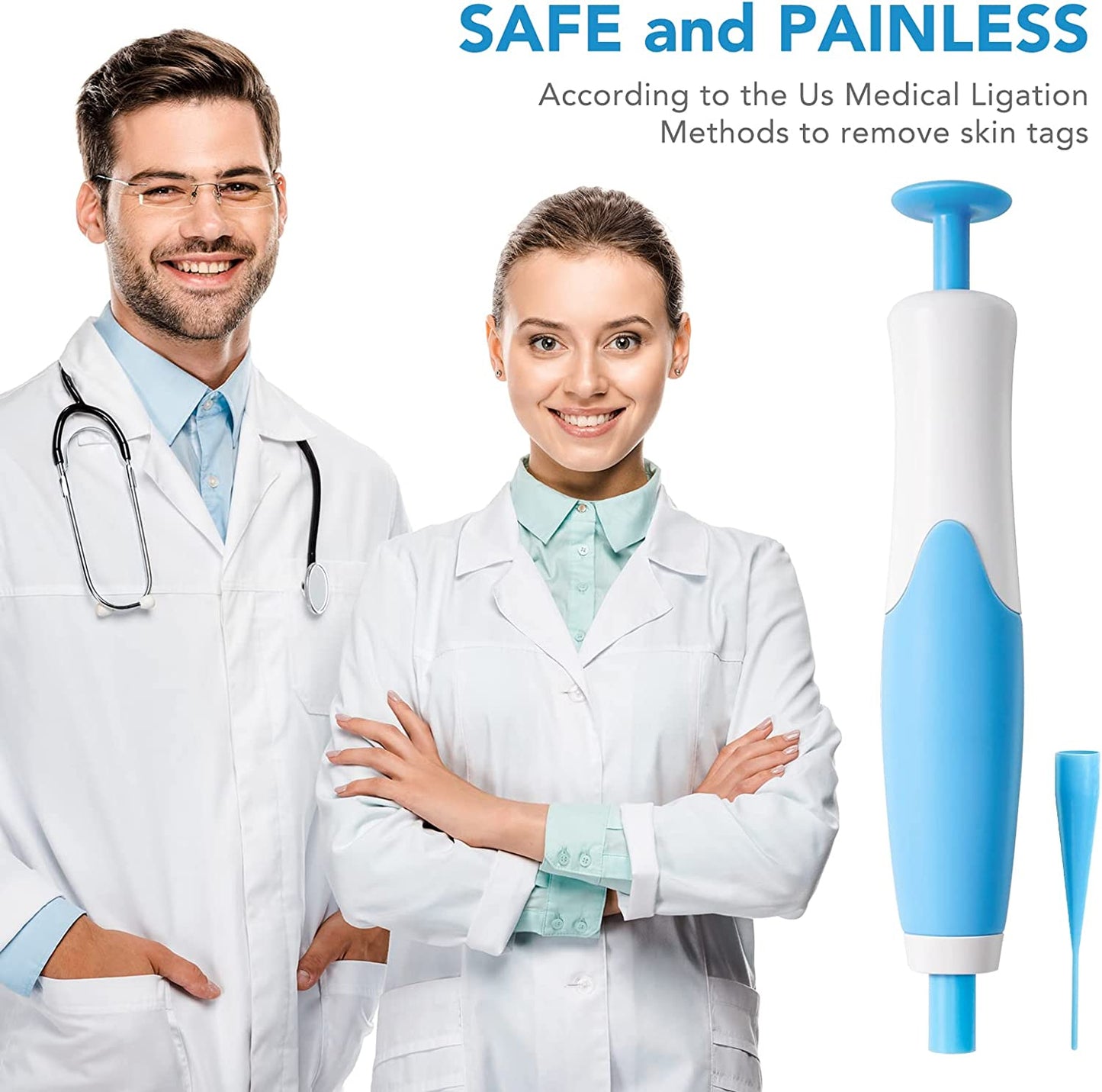 Aliver 2 in 1 Painless Skin Tag Remover Pen