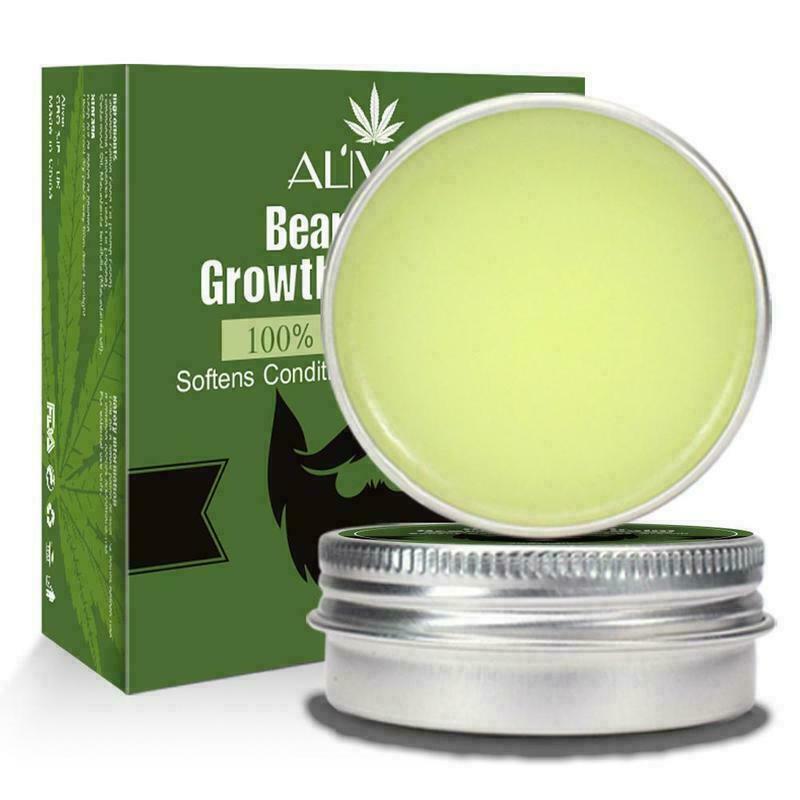 Aliver Natural Beard & Hair Growth Balm Wax Softens Condition and Promotes Natural and Health Beard Hair Growth