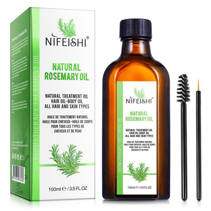 ROSEMARY OIL FOR HAIR Stimulates Health HAIR GROWTH & Skin Care 100ml Natural Pure Vegan