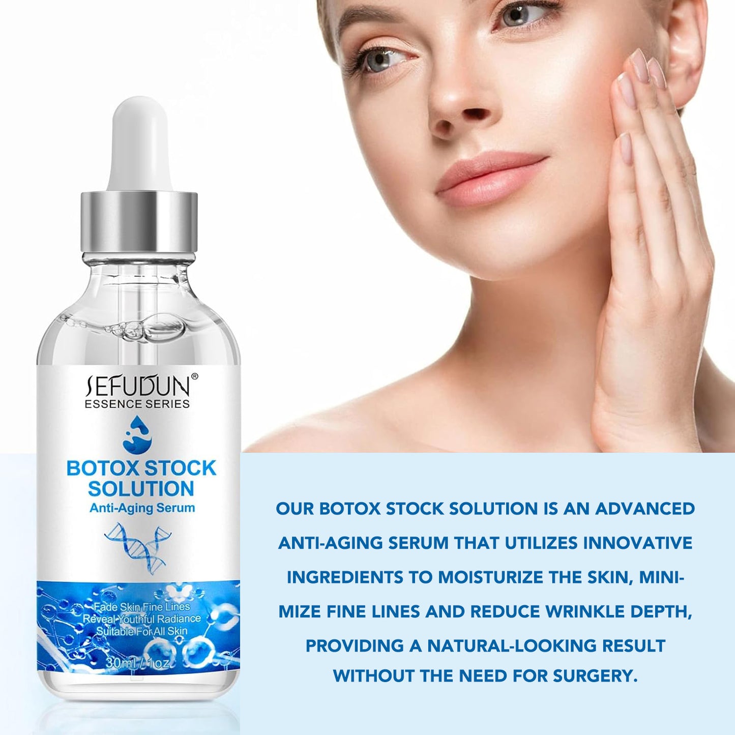 Aliver Botox Stock Solution Serum intense Anti Wrinkle Anti Ageing Treatment Serum
