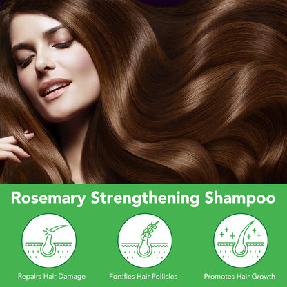 Aliver Rosemary Shampoo with Infused Biotin and Castor oil Hair Growth Treatment