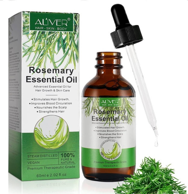 Aliver Rosemary Oil for Hair Growth Strengthen Hair and Prevent Hair Loss Treatment Also Nourishes Hydrate and Soften Hair