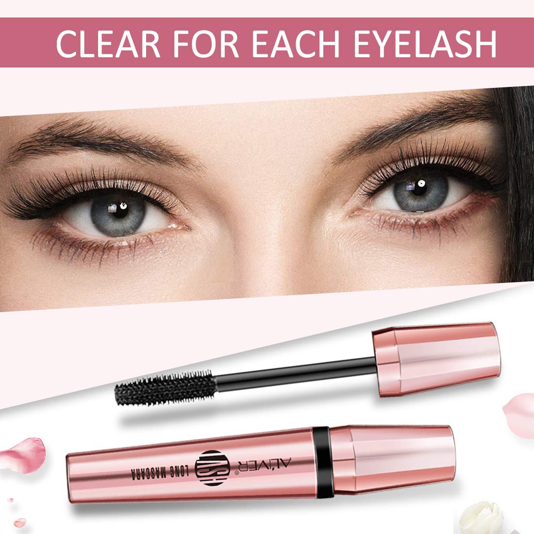 Aliver 4D Silk Fiber Waterproof Mascara