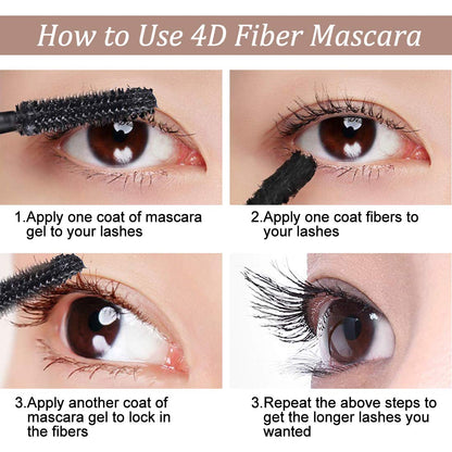 Aliver 4D Silk Fiber Waterproof Mascara