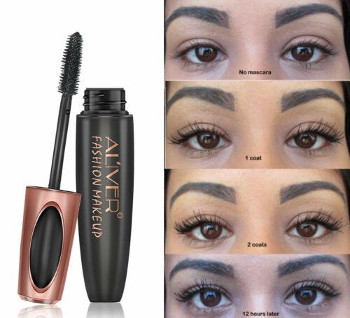 Aliver Black 3D Silk Fiber False Lash Mascara