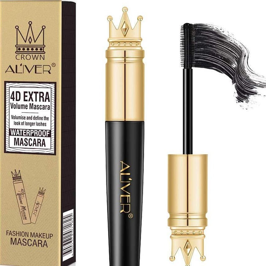 Aliver Queen Mascara EXTRA VOLUME & LENGTH SUPER DEFINED LASHES 4D Mascara  Black