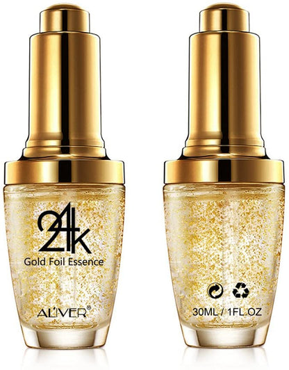 Aliver 24k Gold Crystal Collagen Facial Serum