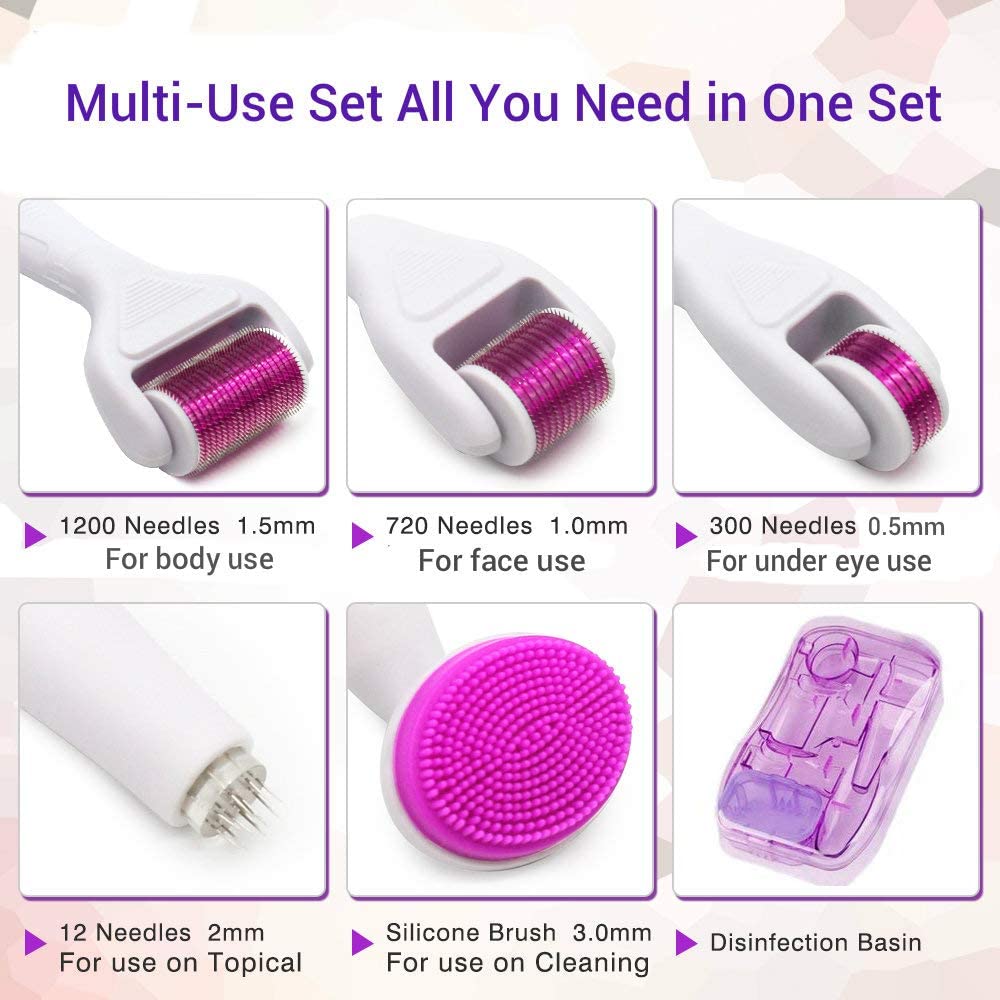 Derma Roller 6 in 1 Tool Set