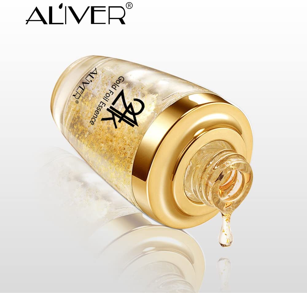 Aliver 24k Gold Crystal Collagen Facial Serum