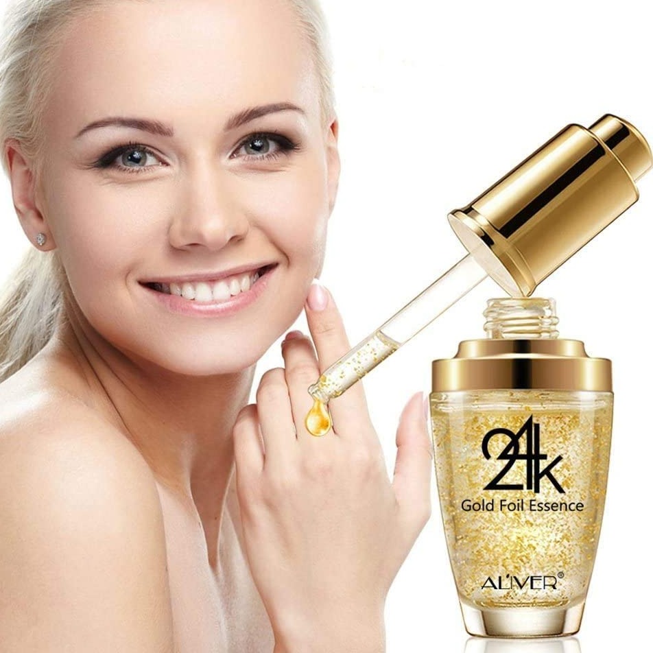 Aliver 24k Gold Crystal Collagen Facial Serum