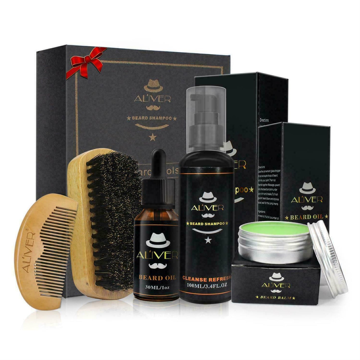 Men's Beard Comb Gift Set