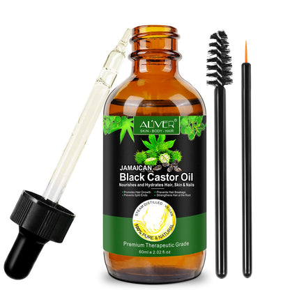 Aliver 100% Pure & Natural Jamaican Black Castor Oil