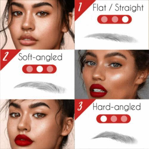 Eyebrow Stencils Stamp Template Create a Perfect Symmetrical Brows 10 Times Faster