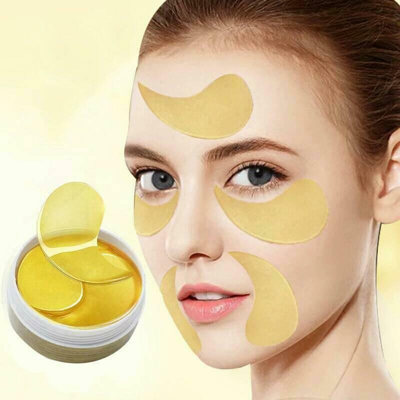 Aliver Under Eye Collagen Gold Eye Mask Patches Treatment for Dark Circles, Eye Bags, Puffy Eyes 60pcs pack