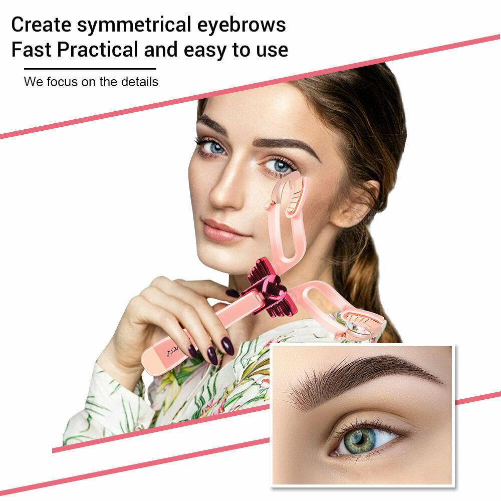 Eyebrow Stencils Stamp Template Create a Perfect Symmetrical Brows 10 Times Faster