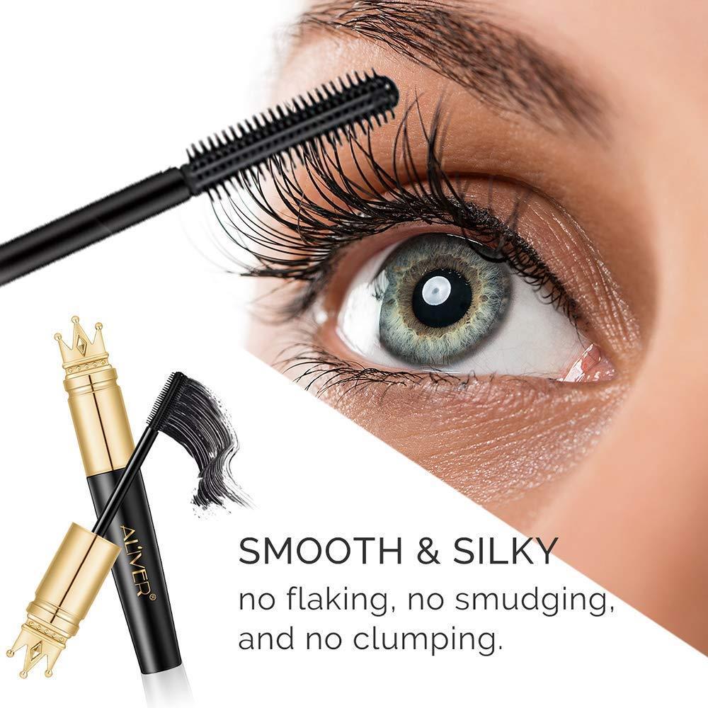 Aliver Queen Mascara EXTRA VOLUME & LENGTH SUPER DEFINED LASHES 4D Mascara  Black