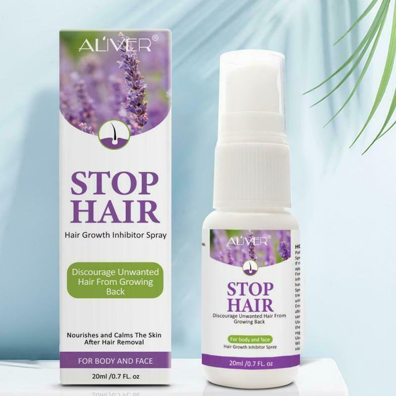 Aliver  Natural Hair Removal and Hair Growth Inhibitor Spray