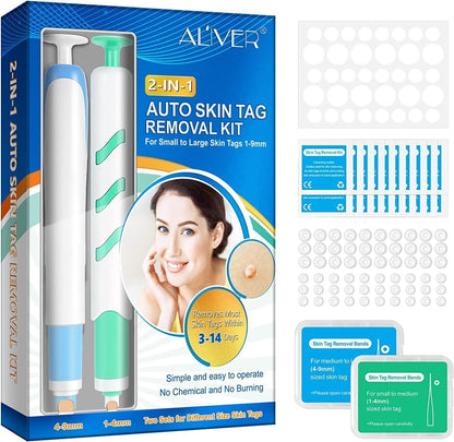 Aliver  2 in 1 Painless Skin Tag Remover Pen